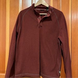 [REI] Men’s Brick-Red Fleece Pullover - Size M